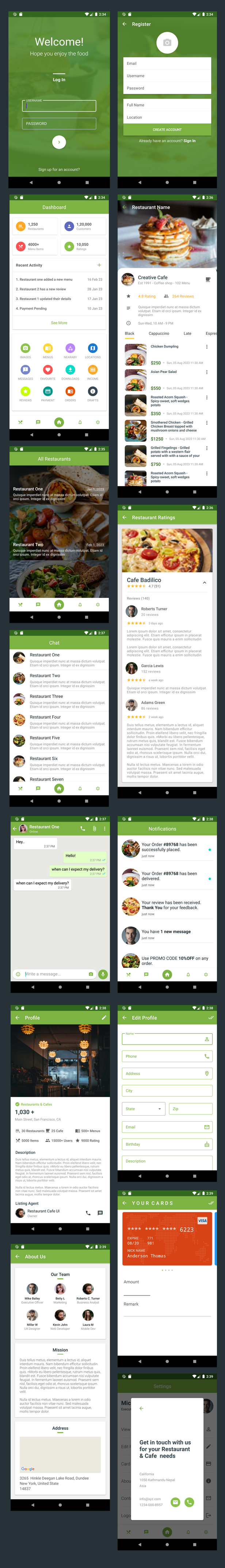 KhanaQuest - A complete Restaurant/Cafe UI Tempalte