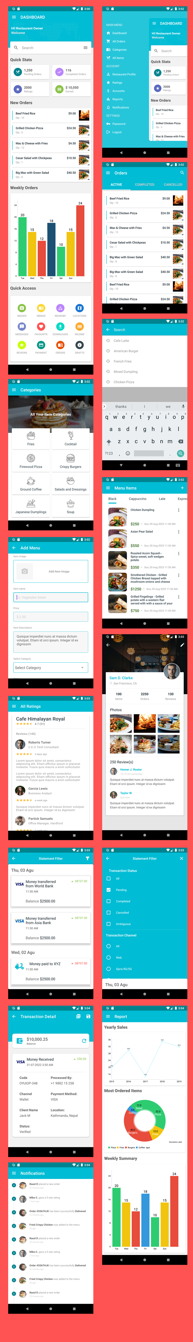 KhanaQuest - A complete Restaurant/Cafe UI Tempalte