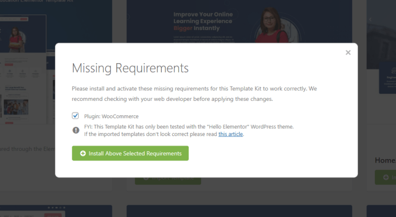 How to Install an Elementor Template Kit - HtmlDesignTemplates